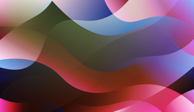 Abstract Background With Wave Gradient Shape. For Elegant Pattern Cover Book. Vector Illustration with Color Gradient