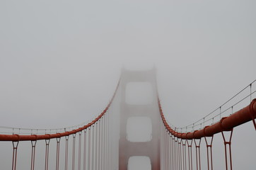 misty Golden Gate Bridge, San Francisco