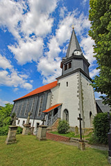 Fototapeta na wymiar Viernau: St.-Johannes-Kirche (1792, Thüringen)