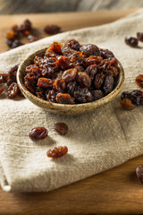 Organic Dried Brown Raisins