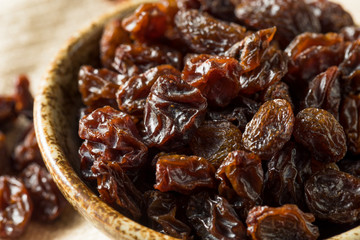 Organic Dried Brown Raisins