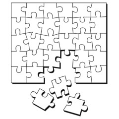 board game, Linear drawing in black and white