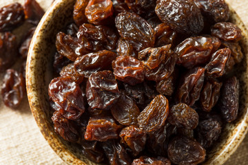 Organic Dried Brown Raisins