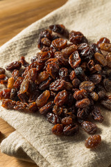 Organic Dried Brown Raisins