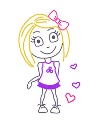  girl picture, tee shirt print