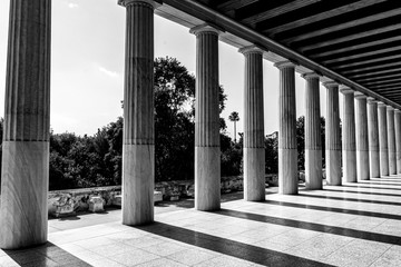 Row of Marble columns