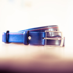 Leather belt - elegant trousers belt