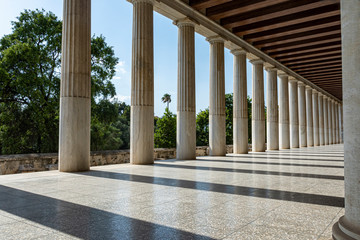 Obraz premium Row of Marble columns