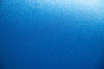 Blue glitter metal car finish texture background
