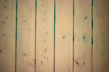 White and teal painted wood pannel gate texture background