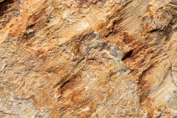 Yellowish Old Weathered Natural Stone Texture