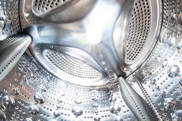 Modern metallic drum of front loading washing machine