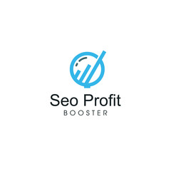 Fototapeta premium best original logo designs inspiration and concept for rocket marketing by sbnotion