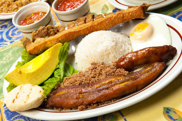 Bandeja Paisa, Traditional Colombian Food
