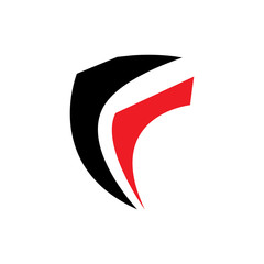 Letter F logo design vector