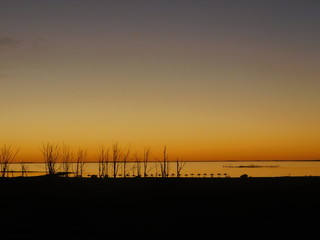 Atardecer en el lago