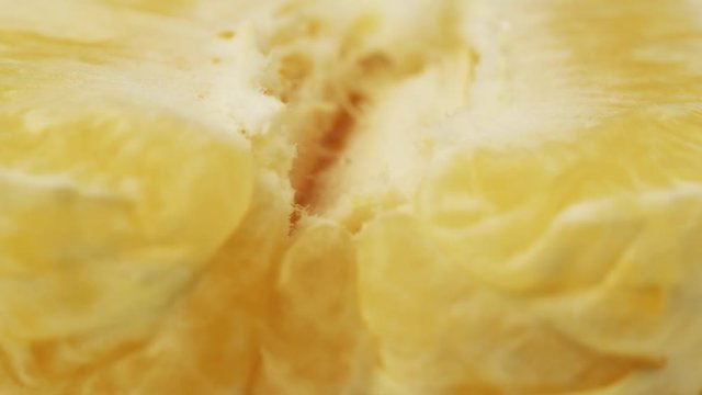 Close up of pomelo slices
