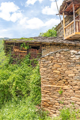 Fototapeta na wymiar Village of Kosovo with nineteenth century houses, Bulgaria