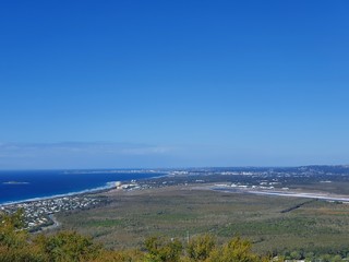 View over the Sunshine Coast from Mount Coolum