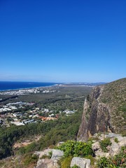 Fototapeta na wymiar Mount Coolum cliff face over the Sunshine Coast