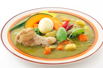 おいしそうなグリーンカレー