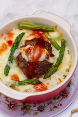 ハンバーグドリア