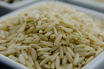 Brown Rice Close Up