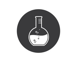 laboratory icon logo vector illustration design