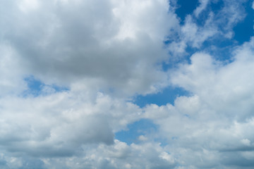 blue sky with clouds