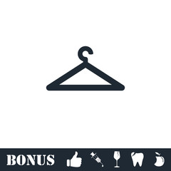 Hanger icon flat