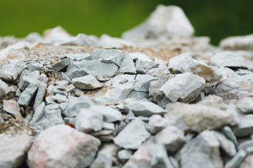 shale slate stones, close-up view