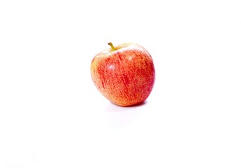 red apple isolated on white background