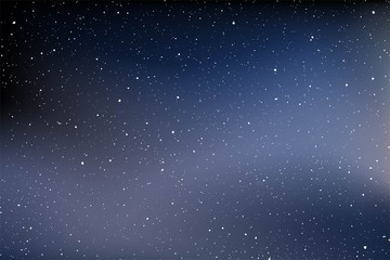 Fototapeta premium Night sky with many stars background
