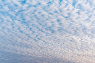 Blue sky with white cloud, nature background