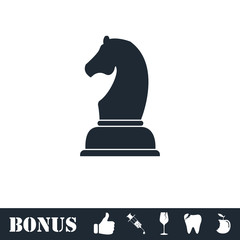 Chess icon flat