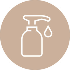 Soap Lotion Dispenser Outline Icon