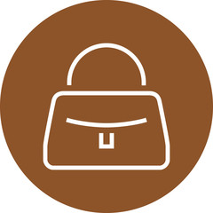 Womens Handbag Purse Outline Icon