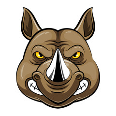 Mascot Head of an rhino