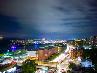 Naklejka premium Long Exposure Of The Bronx, Sedgwick