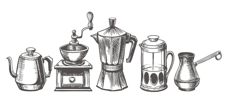Coffee maker sketch