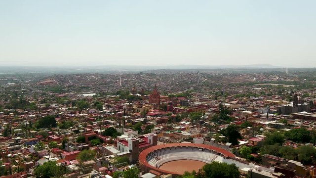 aerial view of the city of San Miguel de Allende Mexico Magic Town