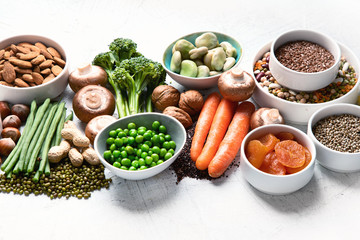 Food sources of plant based protein