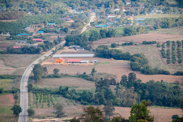 Obraz premium Empty road on the countryside