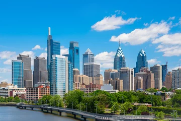 Fotobehang Skyline Philadelphia