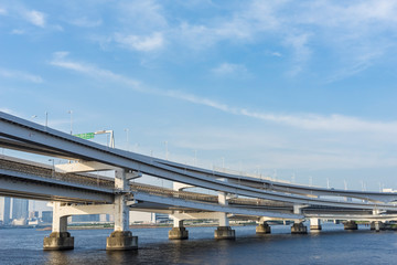 Fototapeta premium お台場 レインボーブリッジの風景