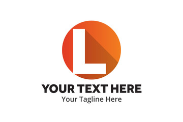 alphabet l letter unique simple logo creative design in flat style with color . l letter logo creative simple l logo creative design in flat style with color