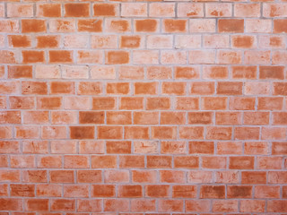 New modern orange brick wall