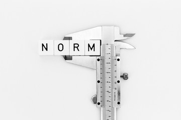 Norm standard measurement caliper