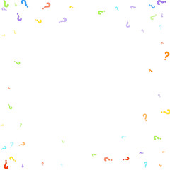 Question marks Quiz doubt survey faq public poll.