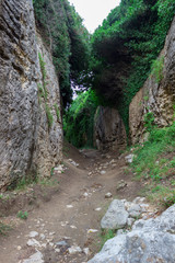Vespasianus Titus Tunnel in Samandag, Hatay - Turkey